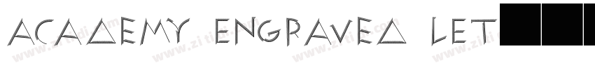 Academy Engraved LET字体转换